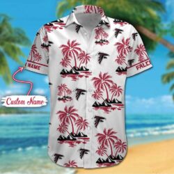 NFL Atlanta Falcons Palm Tree Tropical Summer Hawaiian Shirt