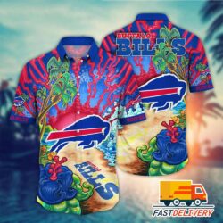 NFL Buffalo Bills Hawaiian Shirt Style Beach Gift For Fans Football Lover