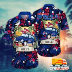 NFL Buffalo Bills Hawaiian Shirt Style Vacation Gift For Fans Football Lover