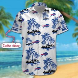 NFL Buffalo Bills Palm Tree Tropical Summer Hawaiian Shirt