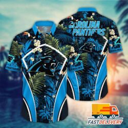 NFL Carolina Panthers Hawaiian Shirt Style#4 Gift For Fans Football Lover