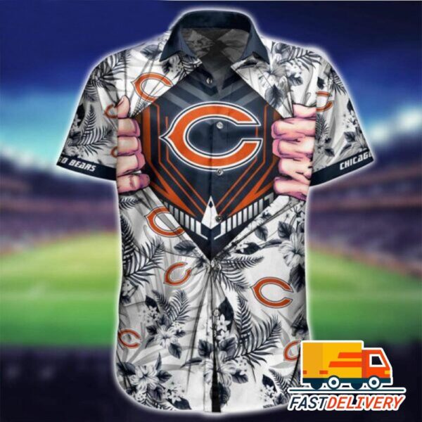 NFL Chicago Bears Hawaiian Shirt Style Super Man Gift For Fans Football Lover