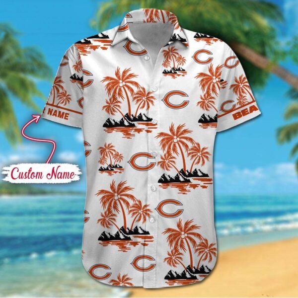 NFL Chicago Bears Palm Tree Tropical Summer Hawaiian Shirt