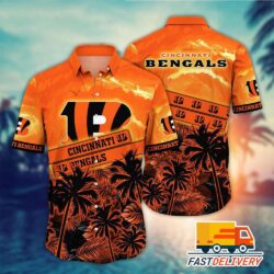 NFL Cincinnati Bengals Hawaiian Shirt Style Hot Days Gift For Fans Football Lover