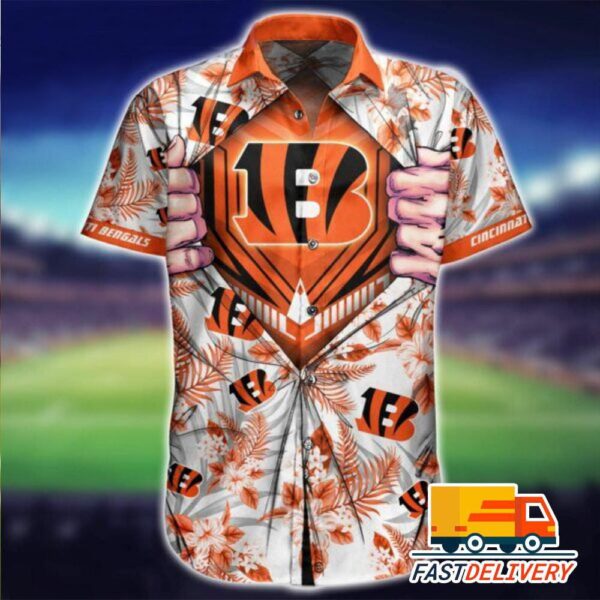 NFL Cincinnati Bengals Hawaiian Shirt Style Super Man Gift For Fans Football Lover