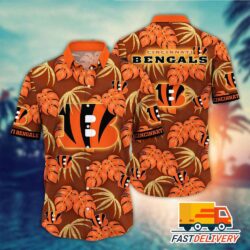 NFL Cincinnati Bengals Hawaiian Shirt Style Tropical Gift For Fans Football Lover