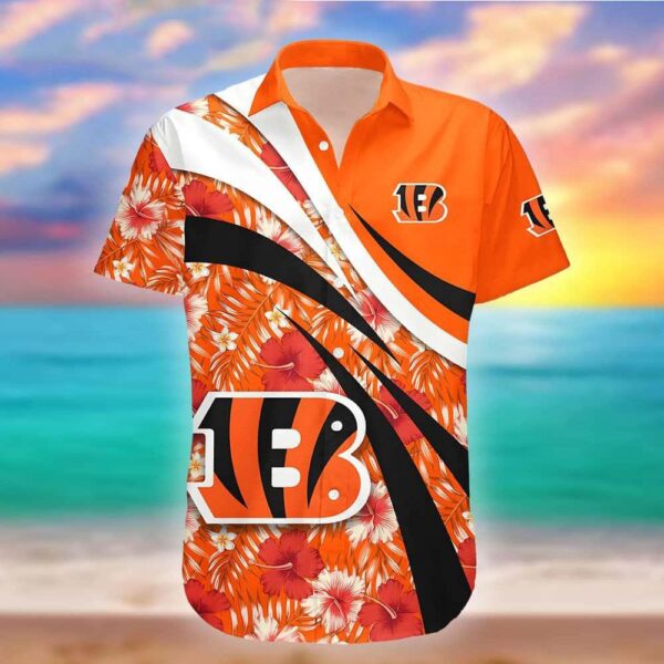 NFL Cincinnati Bengals Hibiscus Hawaii Shirt