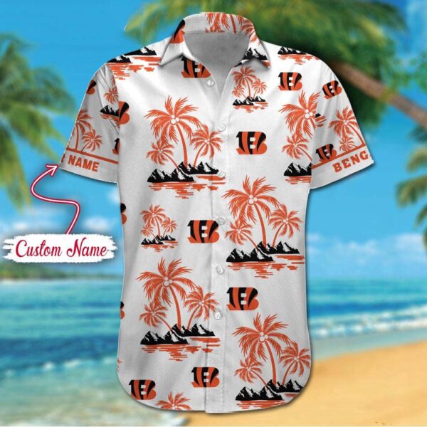 NFL Cincinnati Bengals Palm Tree Tropical Summer Hawaiian Shirt