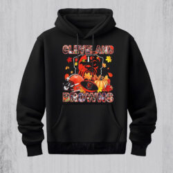 NFL Cleveland Browns Team Player Graphics Autumn Hoodie Shirt