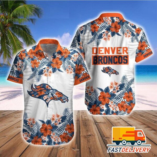 NFL Denver Broncos Hawaiian Shirt Style#4 Gift For Fans Football Lover