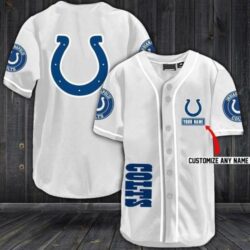 Nfl indianapolis colts baseball jersey shirt