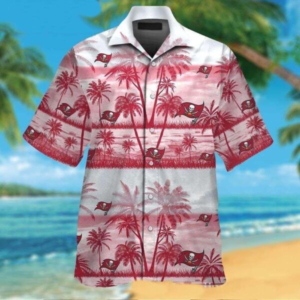 NFL Island Sunset Palm Tampa Bay Buccaneers Hawaiian Shirt