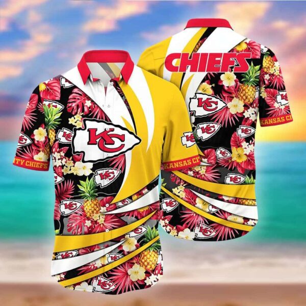 NFL Kansas City Chiefs Hawaiian Shirt Starry Nights Exhibition Match Shirts