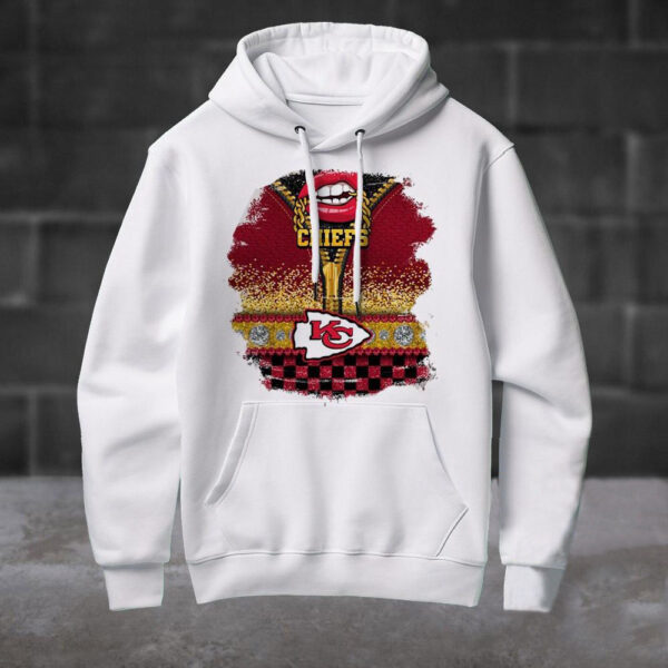 NFL Kansas City Chiefs Special Torn Effect Football Hoodie Shirt