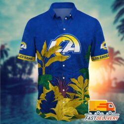 NFL Los Angeles Rams Hawaiian Shirt Hot Day Gift For Fans Football Lover