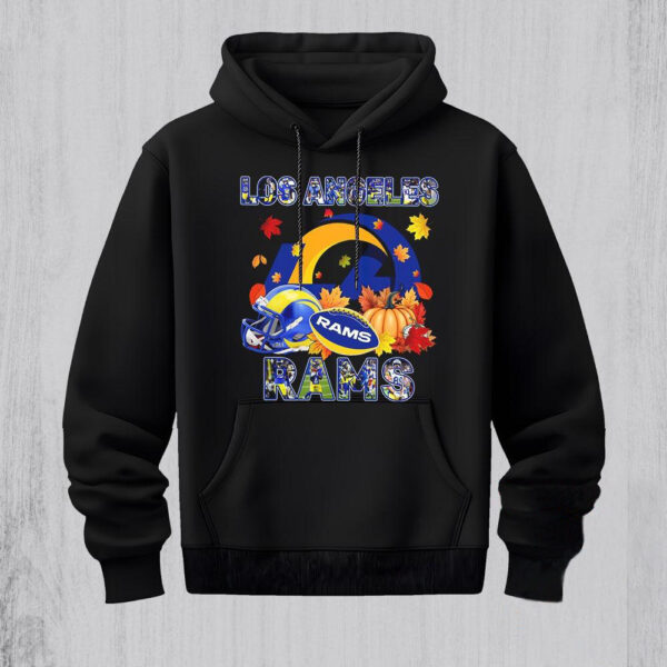 NFL Los Angeles Rams Team Player Graphics Autumn Hoodie Shirt