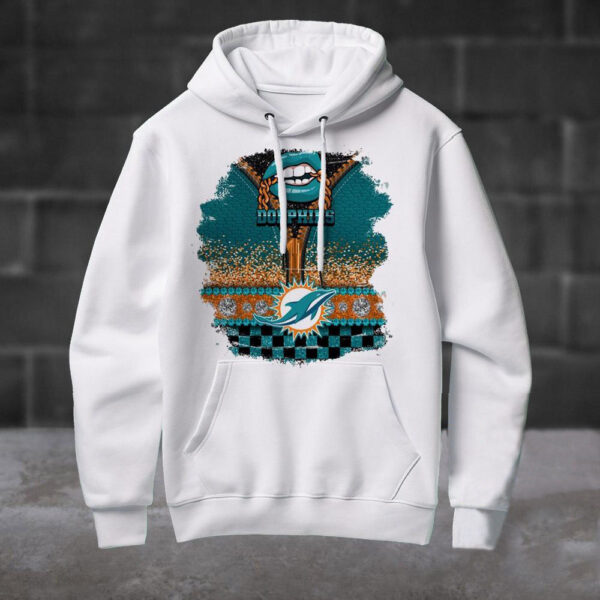 NFL Miami Dolphins Special Torn Effect Football Hoodie Shirt