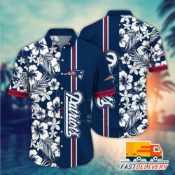 NFL New England Patriots Hawaiian Shirt Style#4 Gift For Fans Football Lover