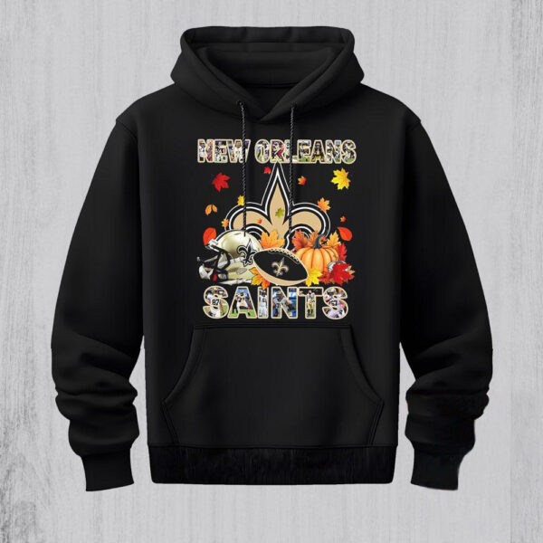 NFL New Orleans Saints Team Player Graphics Autumn Hoodie Shirt