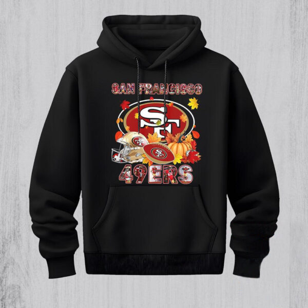 NFL San Francisco 49ers Team Player Graphics Autumn Hoodie Shirt