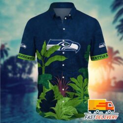 NFL Seattle Seahawks Hawaiian Shirt Vacation Gift For Fans Football Lover