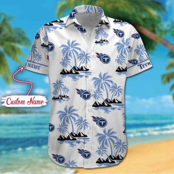 NFL Tennessee Titans Palm Tree Tropical Summer Hawaiian Shirt