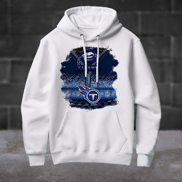 NFL Tennessee Titans Special Torn Effect Football Hoodie Shirt