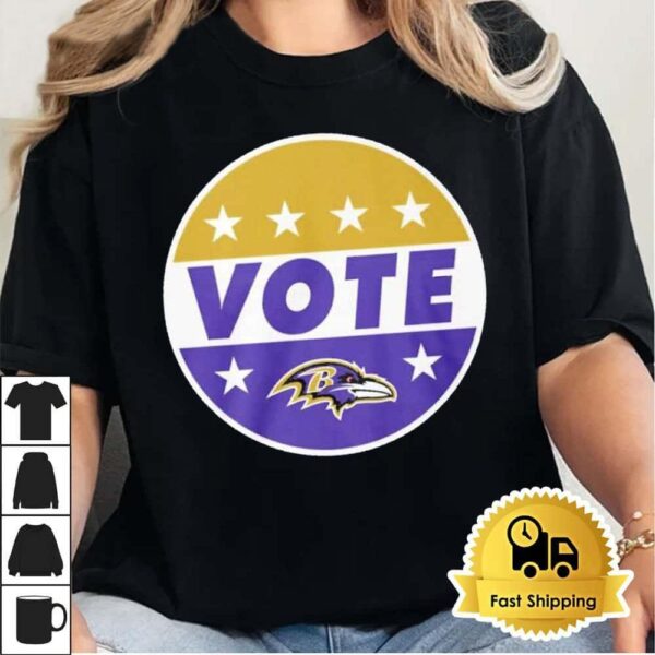 NFL Vote Baltimore Ravens Football Shirt, Retro Tee Trending