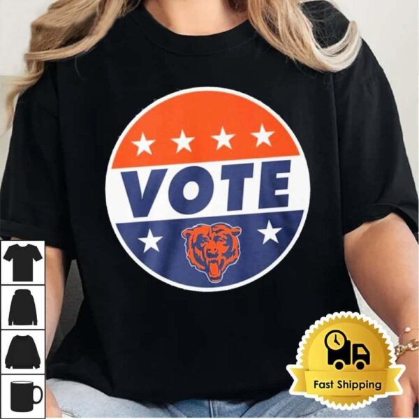 NFL Vote Chicago Bears Football Shirt, Retro Tee Trending