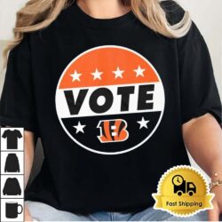 NFL Vote Cincinnati Bengals Football Shirt, Retro Tee Trending