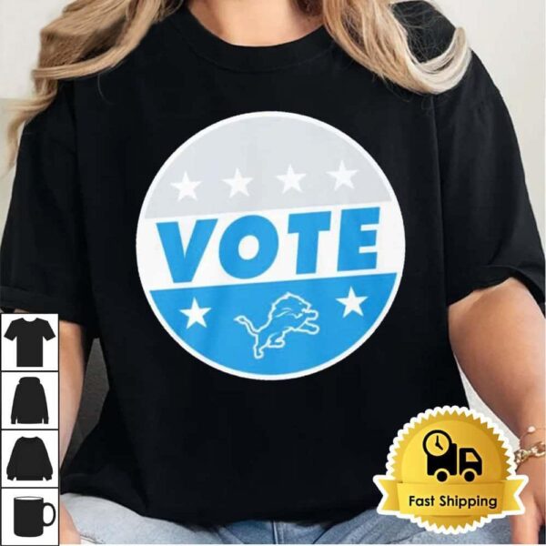 NFL Vote Detroit Lions Football Shirt, Retro Tee Trending