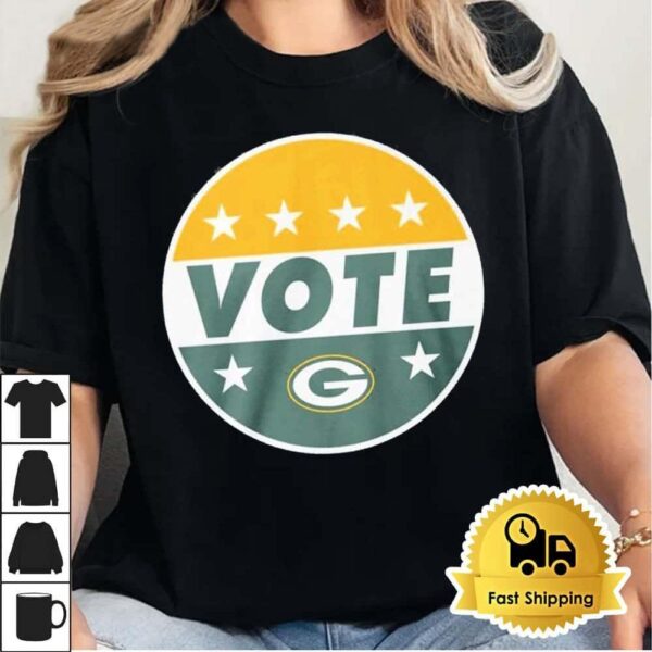 NFL Vote Green Bay Packers Football Shirt, Retro Tee Trending