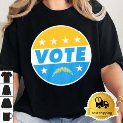 NFL Vote Los Angeles Chargers Football Shirt, Retro Tee Trending