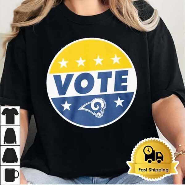 NFL Vote Los Angeles Rams Football Shirt, Retro Tee Trending