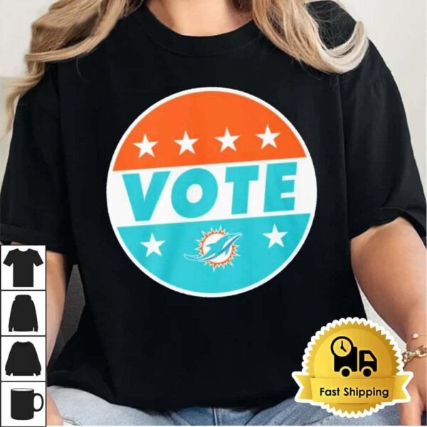 NFL Vote Miami Dolphins Football Shirt, Retro Tee Trending