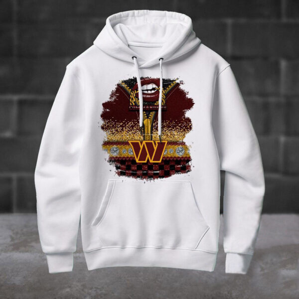 NFL Washington Commanders Special Torn Effect Football Hoodie Shirt