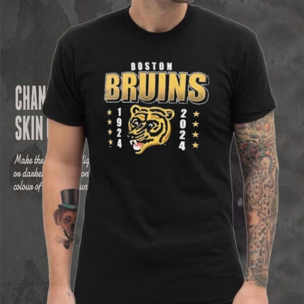 NHL Bear Boston Bruins 100th Centennial 1924 2024 Shirt