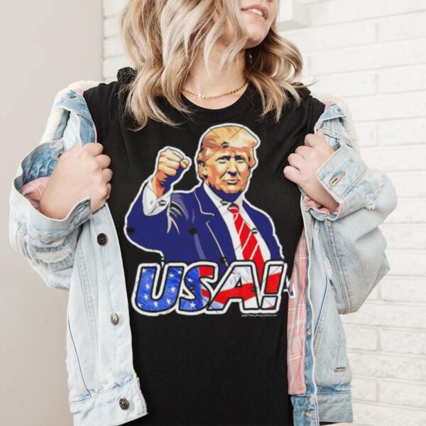 Official Trump Rally July 2024 Fist Pump USA Donald Trump Survivor Shirt