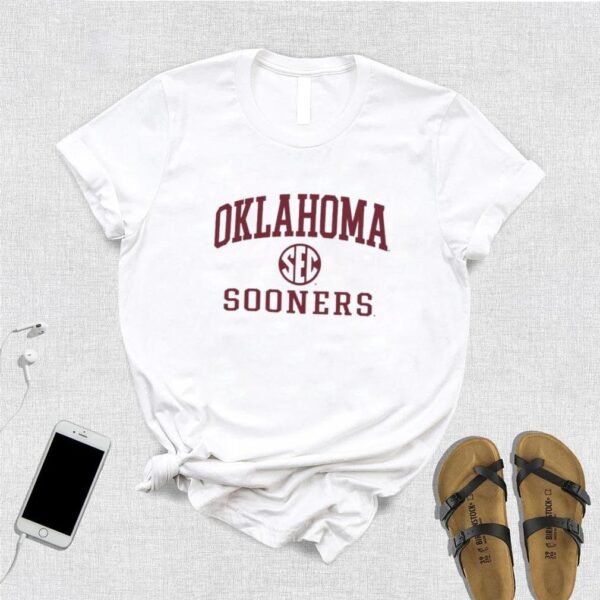 Oklahoma Sooners SEC 2024 Season White Shirt