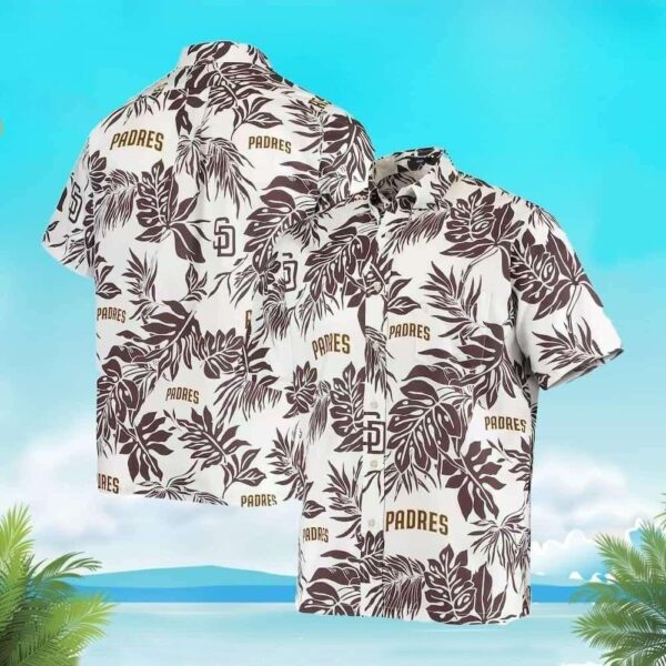 Padres Tropical Elegance – Floral Whisper Hawaiian Shirt