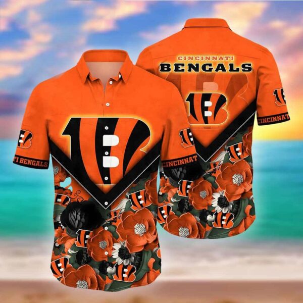 Personalized NFL Cincinnati Bengals Hawaiian Shirt, Festivals Aloha Shirt