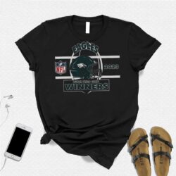 Philadelphia Eagles Nfc Super Wild Card Champions Season 2023 2024 Nfl Divisional Helmet Winners T shirt