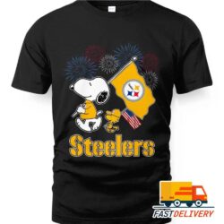 Pittsburgh Steelers Happy 4th Of July 2D Shirt, Gift For Fan NFL Pittsburgh Steelers