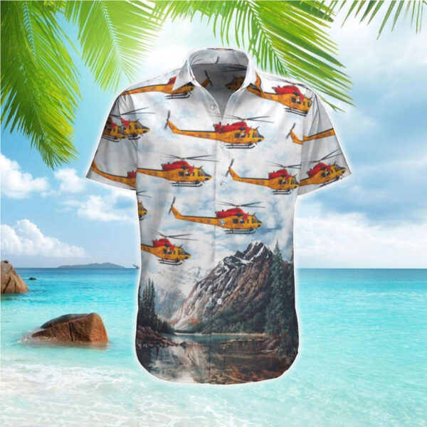 RCAF Bell CH-146 Griffon (412CF) SAR All Print Hawaiian Shirt Beach Summer Shirt