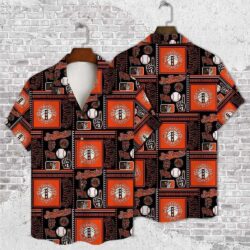 Retro Patchwork SF Giants Baseball Icons Hawaiian Shirt – San Francisco Giants Tropical Shirt