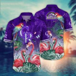 Rockies Fauna And Flora – MLB Colorado Tropical Birds Aloha Shirt