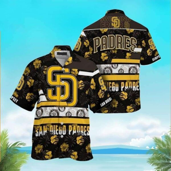 San Diego Padres Swinging Friar Festive Tropical Hawaiian Shirt