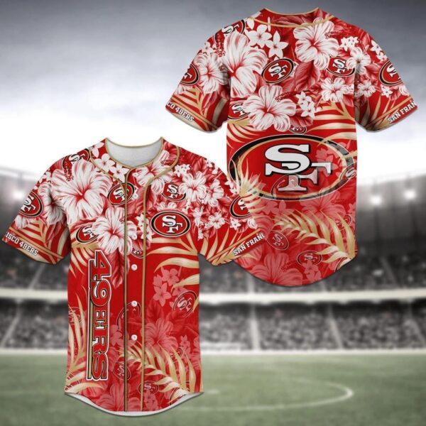 San Francisco ers NFL Baseball Jersey Shirt