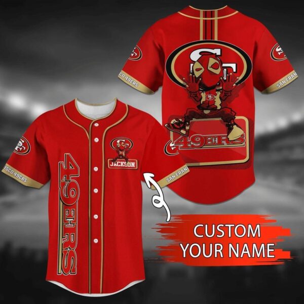 San Francisco ers NFL Personalized Baseball Jersey Shirt