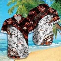 San Francisco Giants Reversible Palm Aloha Shirt